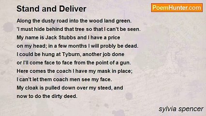 sylvia spencer - Stand and Deliver