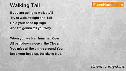 David Darbyshire - Walking Tall