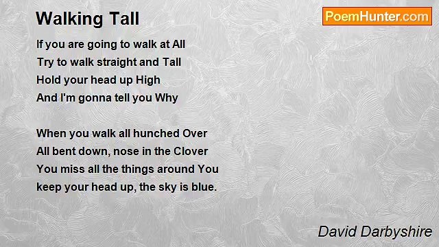 David Darbyshire - Walking Tall