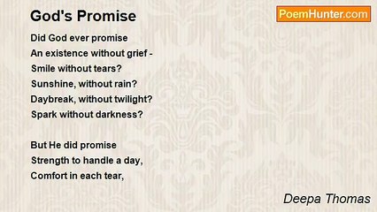 Deepa Thomas - God's Promise
