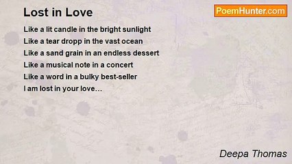 Deepa Thomas - Lost in Love
