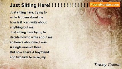 Tracey Collins - Just Sitting Here! ! ! ! ! ! ! ! ! ! ! ! ! ! ! ! !