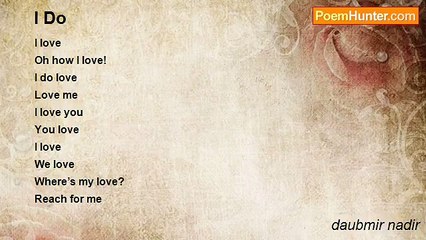 daubmir nadir - I Do