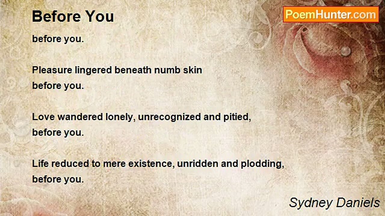 Sydney Daniels - Before You