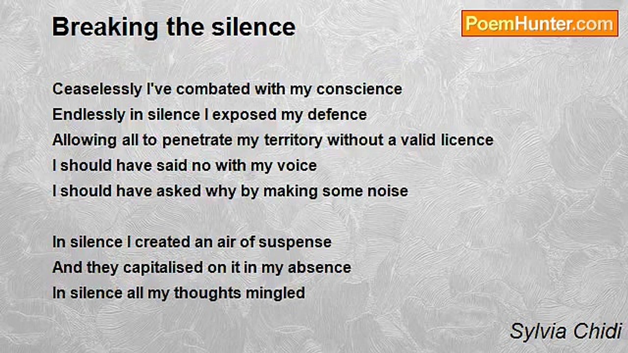 Sylvia Chidi - Breaking the silence