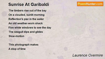 Laurence Overmire - Sunrise At Garibaldi