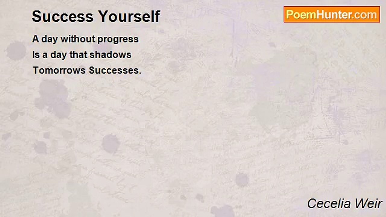 Cecelia Weir - Success Yourself