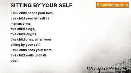 DAVID GERARDINO - SITTING BY YOUR SELF