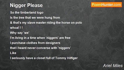 Ariel Miles - Nigger Please