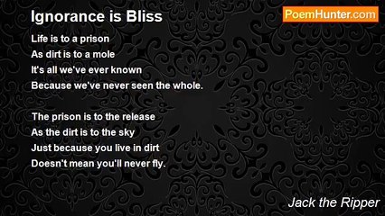 Jack the Ripper - Ignorance is Bliss