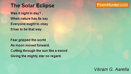 Vikram G. Aarella - The Solar Eclipse