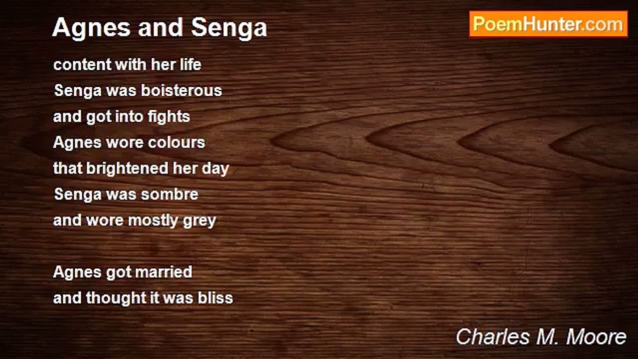 Charles M. Moore - Agnes and Senga