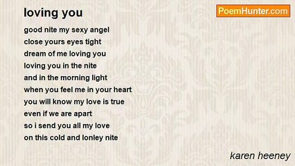 karen heeney - loving you
