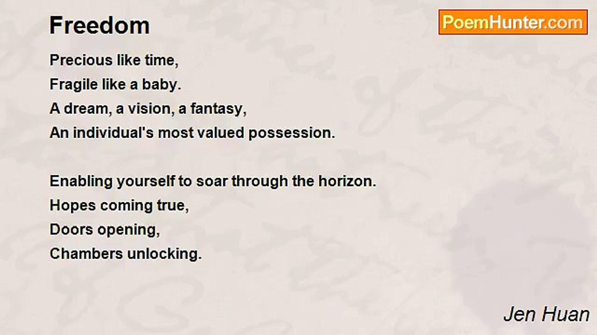 ⁣Jen Huan - Freedom
