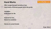 Kae Morii - Hand Marks