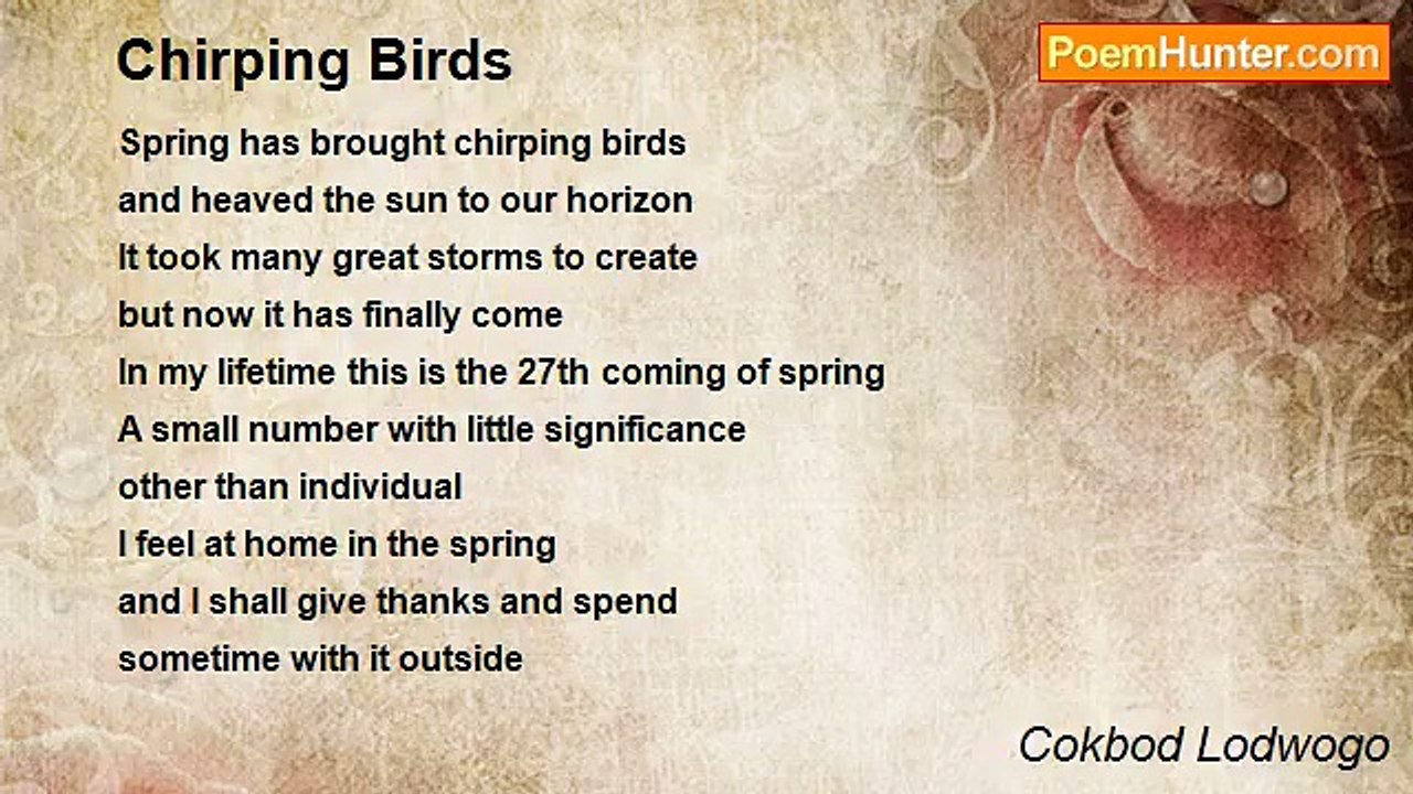 Theorem The Truth Serum - Chirping Birds