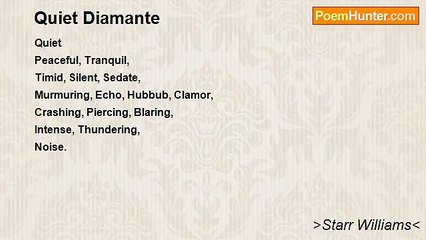 >Starr Williams< - Quiet Diamante