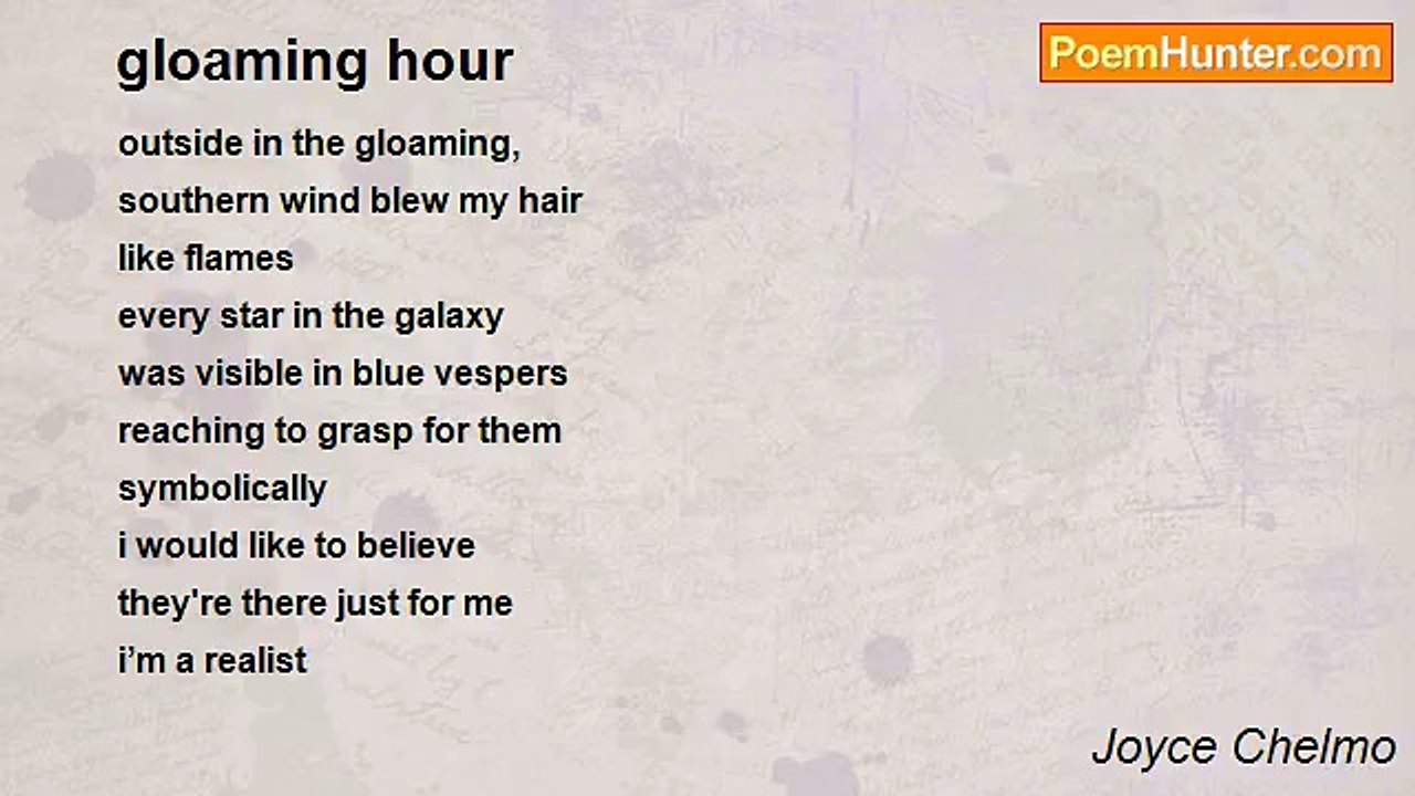 Joyce Chelmo - gloaming hour
