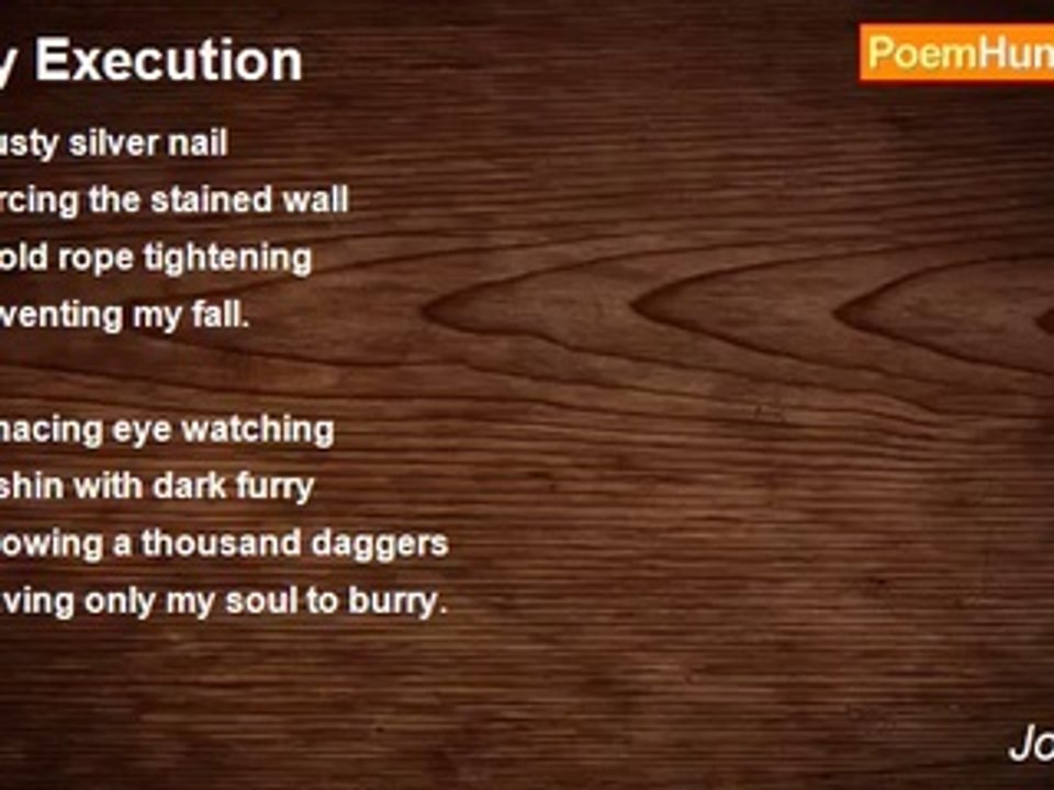 Joy Davis - My Execution