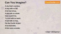 >Starr Williams< - Can You Imagine?