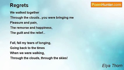 Elya Thorn - Regrets