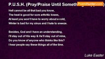 Luke Easter - P.U.S.H. (Pray/Praise Until Something Happens)