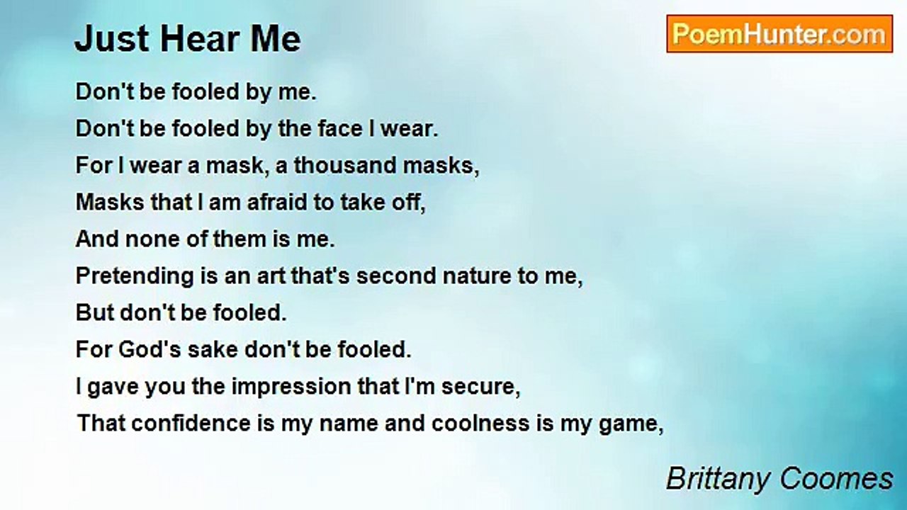 Brittany Coomes - Just Hear Me