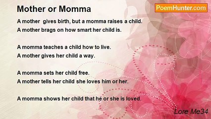 Lore Me34 - Mother or Momma