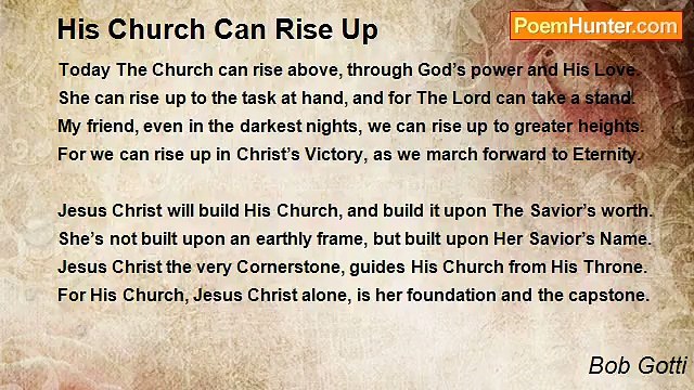 Bob Gotti - His Church Can Rise Up