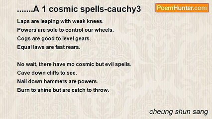cheung shun sang - .......A 1 cosmic spells-cauchy3
