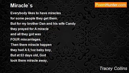 Tracey Collins - Miracle`s