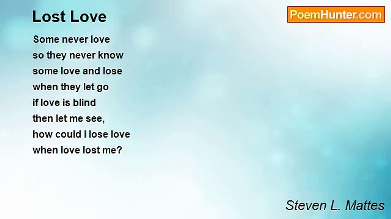 Steven L. Mattes - Lost Love