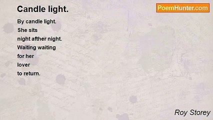 Roy Storey - Candle light.