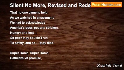 Scarlett Treat - Silent No More, Revised and Rededicated