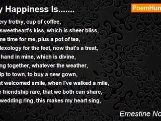 Ernestine Northover - My Happiness Is.......