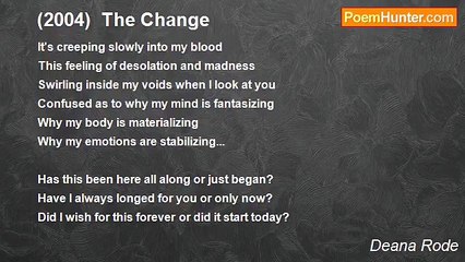 Deana Rode - (2004)  The Change