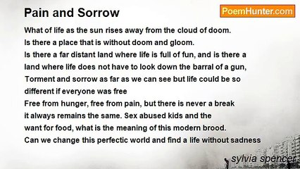 sylvia spencer - Pain and Sorrow
