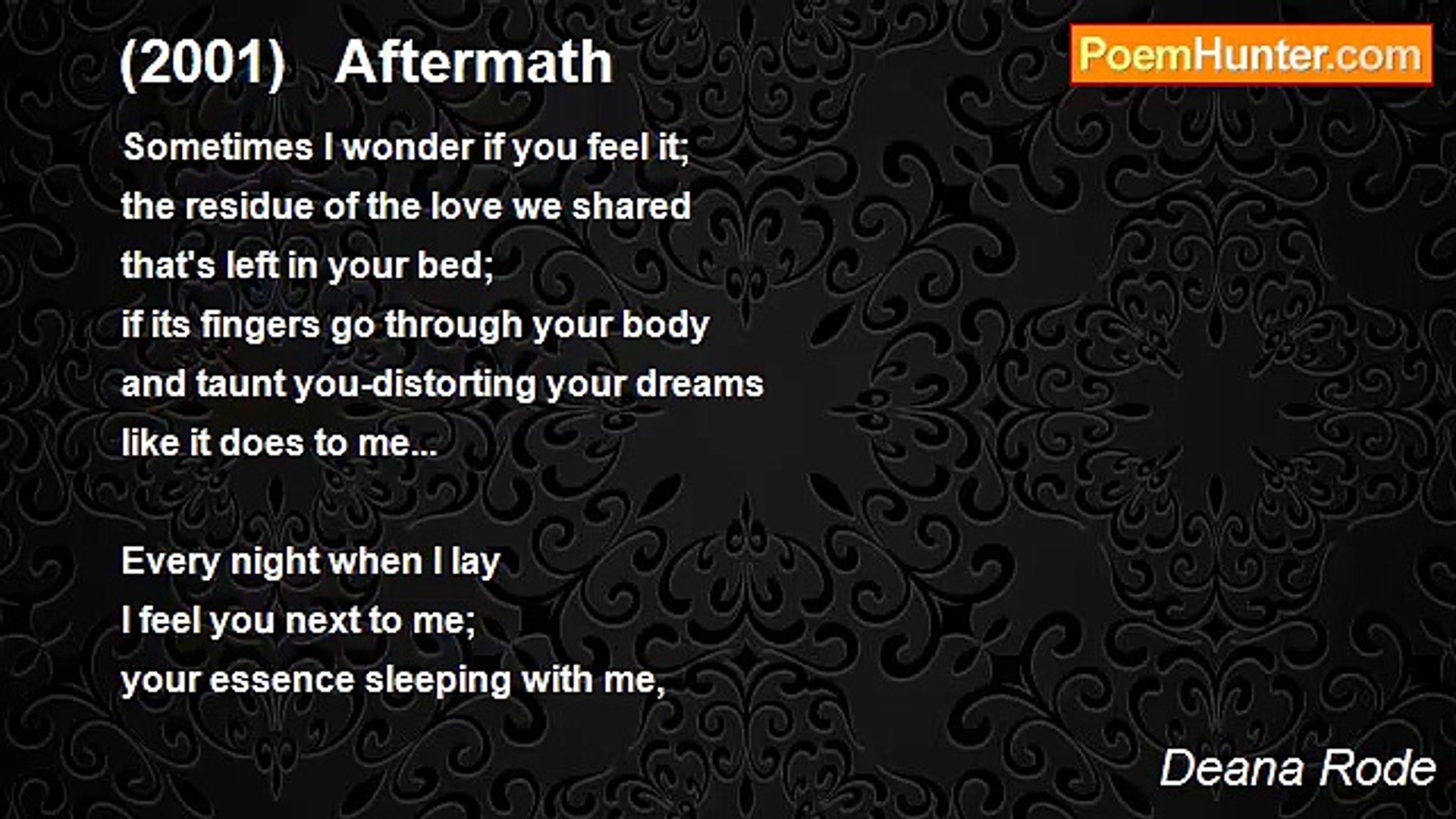 ⁣Deana Rode - (2001)   Aftermath