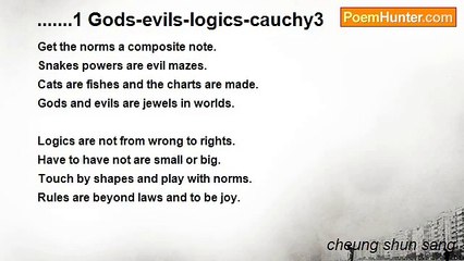 cheung shun sang - .......1 Gods-evils-logics-cauchy3