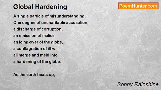 Sonny Rainshine - Global Hardening