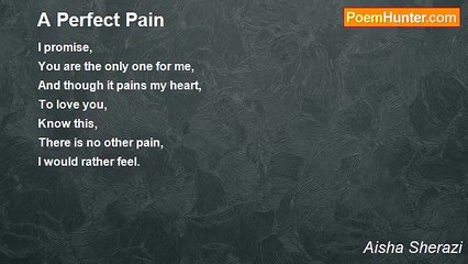 Aisha Sherazi - A Perfect Pain