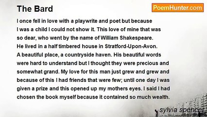 sylvia spencer - The Bard
