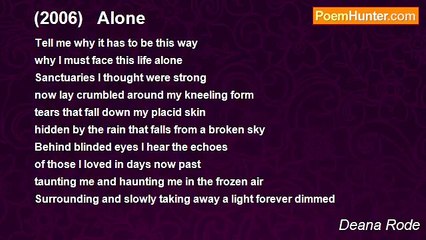 Deana Rode - (2006)   Alone