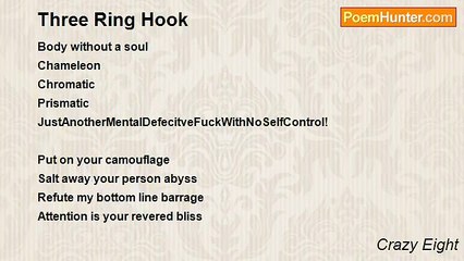 Crazy Eight - Three Ring Hook
