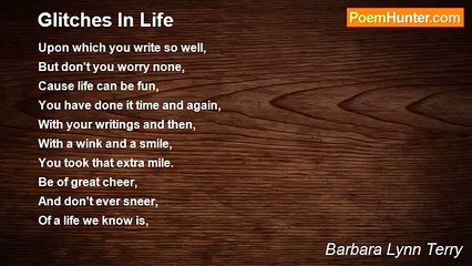 Barbara Lynn Terry - Glitches In Life
