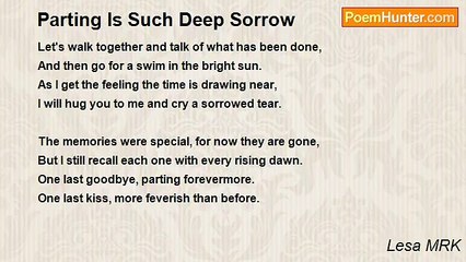 Lesa MRK - Parting Is Such Deep Sorrow