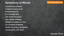 Sandra Finch - Symphony of Words