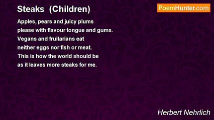 Herbert Nehrlich - Steaks  (Children)