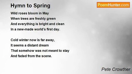 Pete Crowther - Hymn to Spring