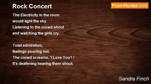 Sandra Finch - Rock Concert